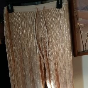 Shiny silvery Pj pants sz Small